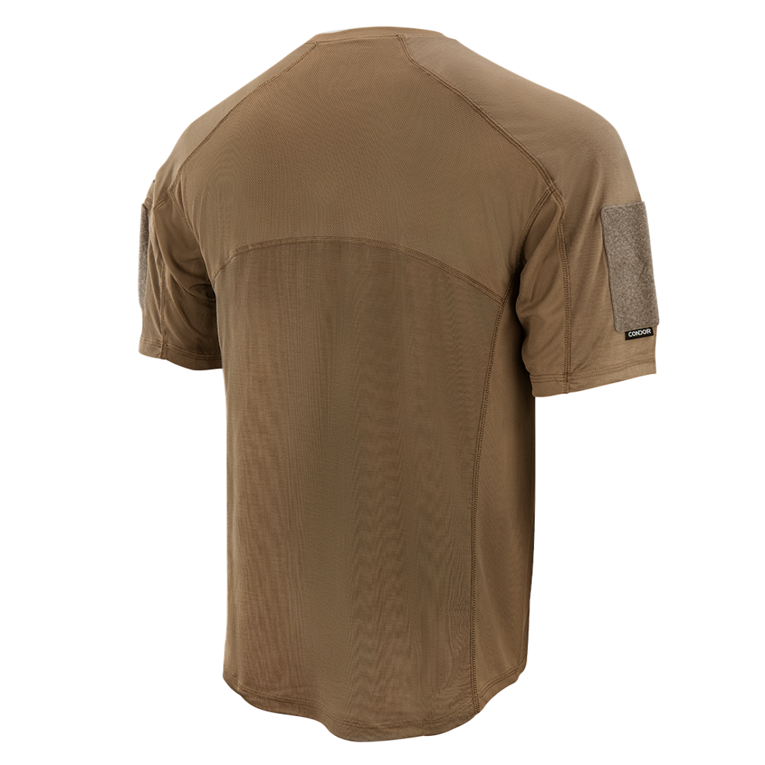 Trident Short Sleeve Battle Top - Tan