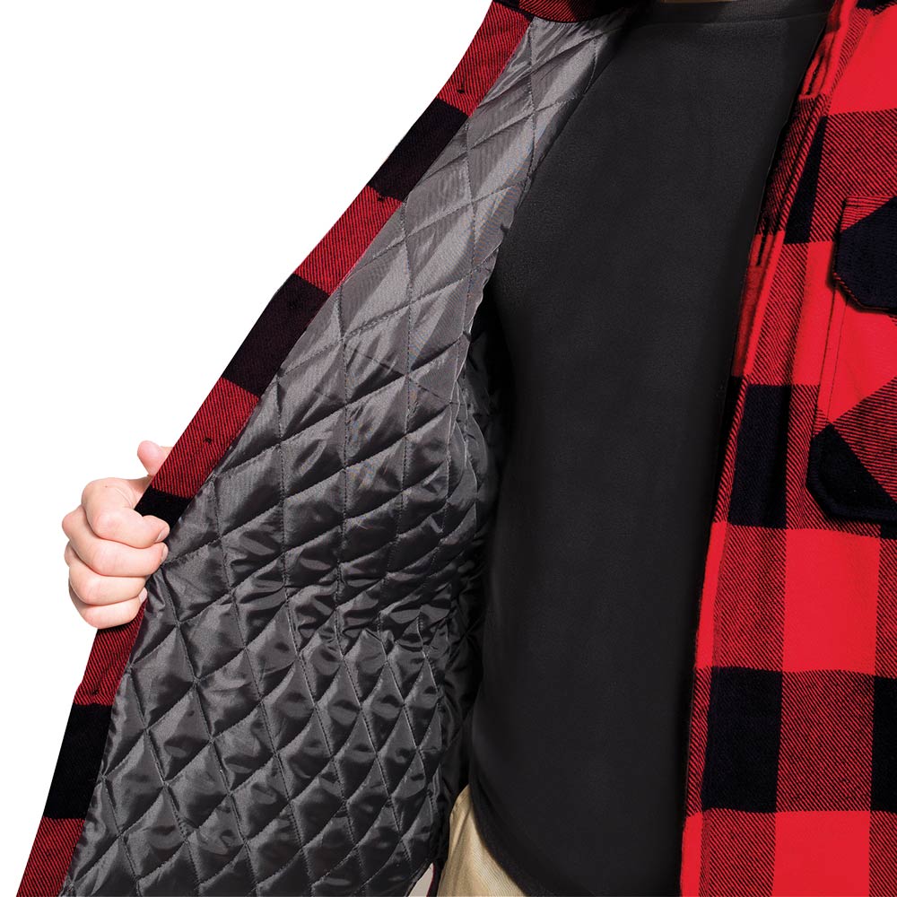 Rothco Men's Buffalo Plaid Flannel Quilt-Lined Shirt Jacket