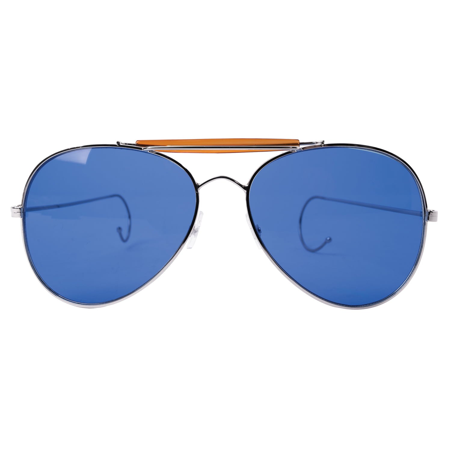Air Force Style Aviator Sunglasses with Cable Temples