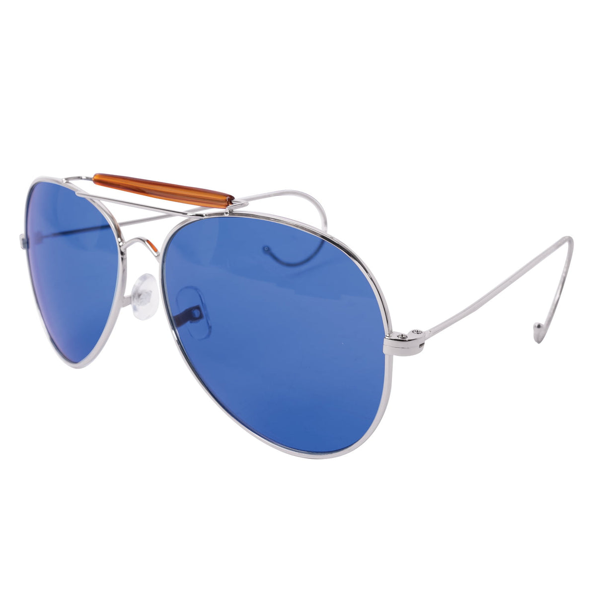 Air Force Style Aviator Sunglasses with Cable Temples