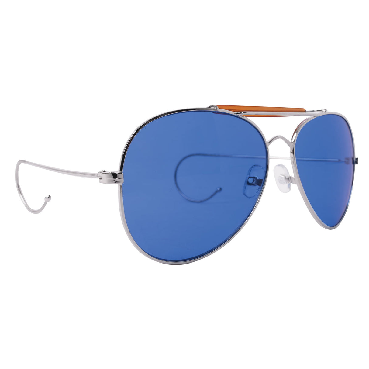 Air Force Style Aviator Sunglasses with Cable Temples