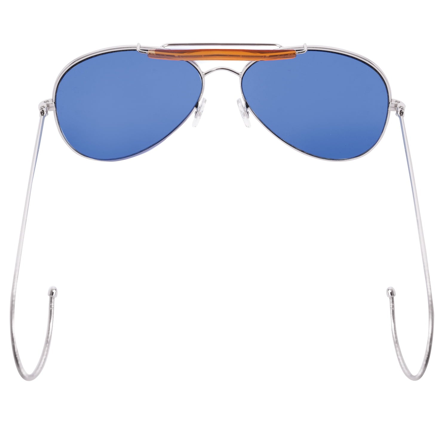 Air Force Style Aviator Sunglasses with Cable Temples