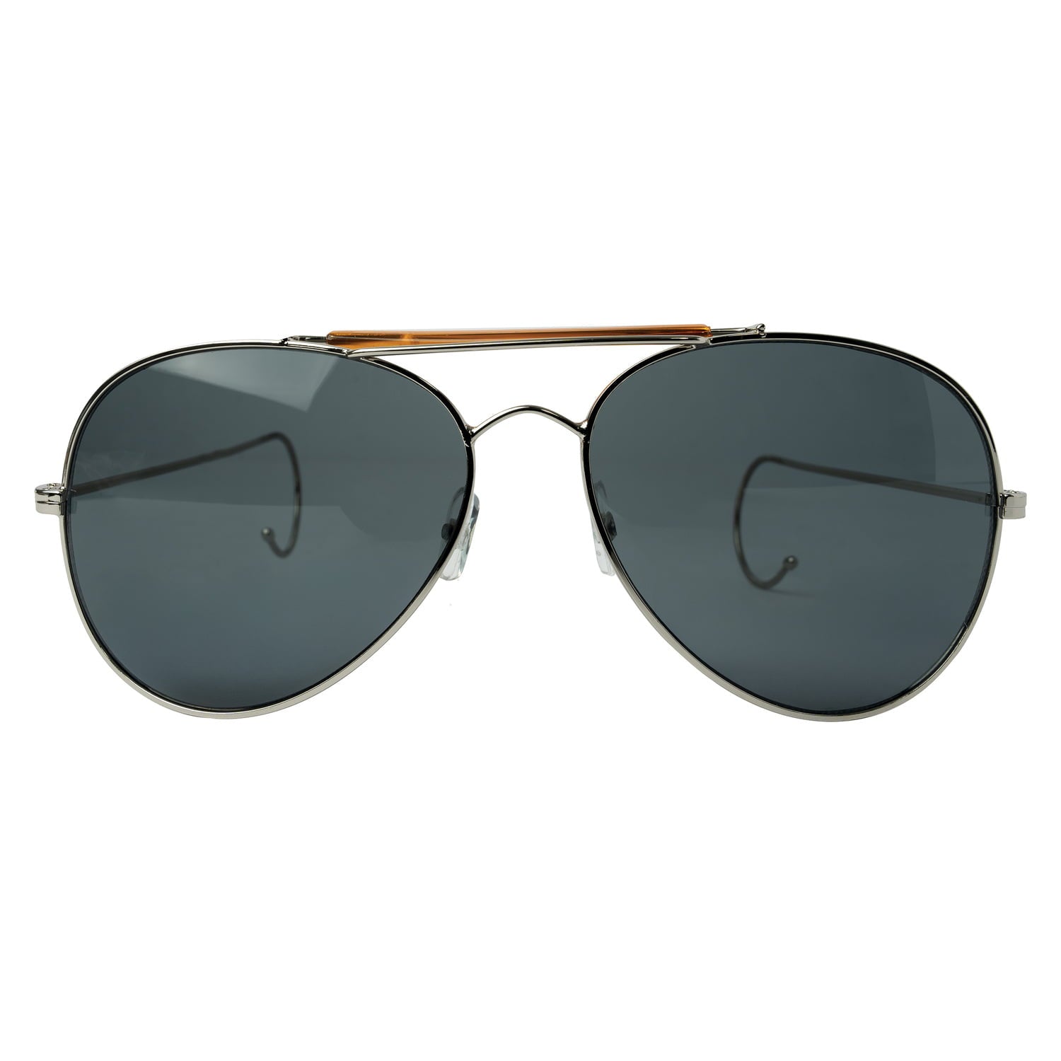 Air Force Style Aviator Sunglasses with Cable Temples
