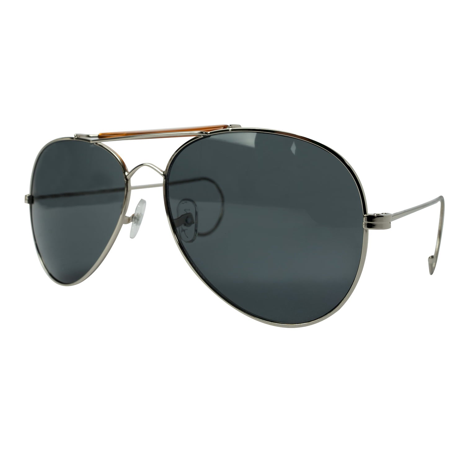 Air Force Style Aviator Sunglasses with Cable Temples