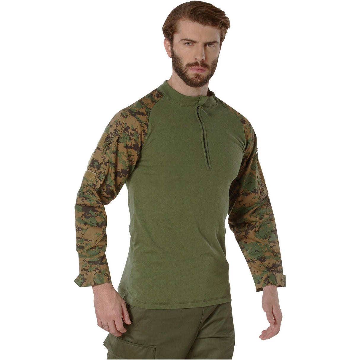 Rothco Camouflage 1/4 Zip Tactical Combat Shirt
