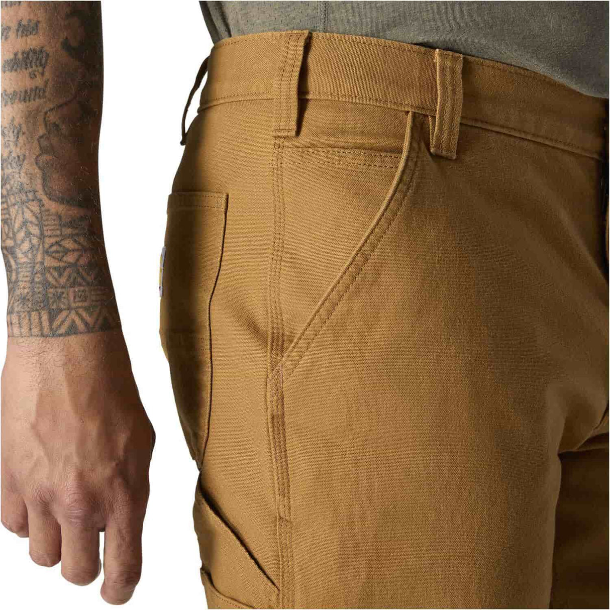 Carhartt Rugged Flex Straight Leg Men's Heavyweight Duck Dungaree Work Pant