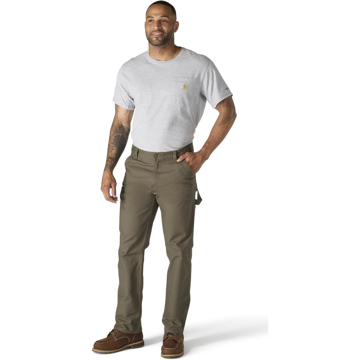 Carhartt Rugged Flex Straight Leg Men's Heavyweight Duck Dungaree Work Pant
