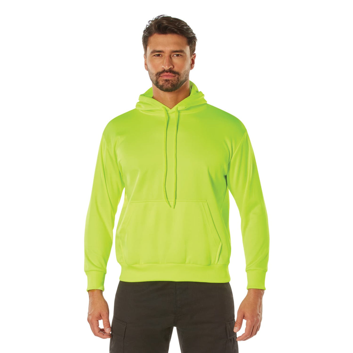 Rothco Hi-Vis Green Men's Performance Pullover Hoodie