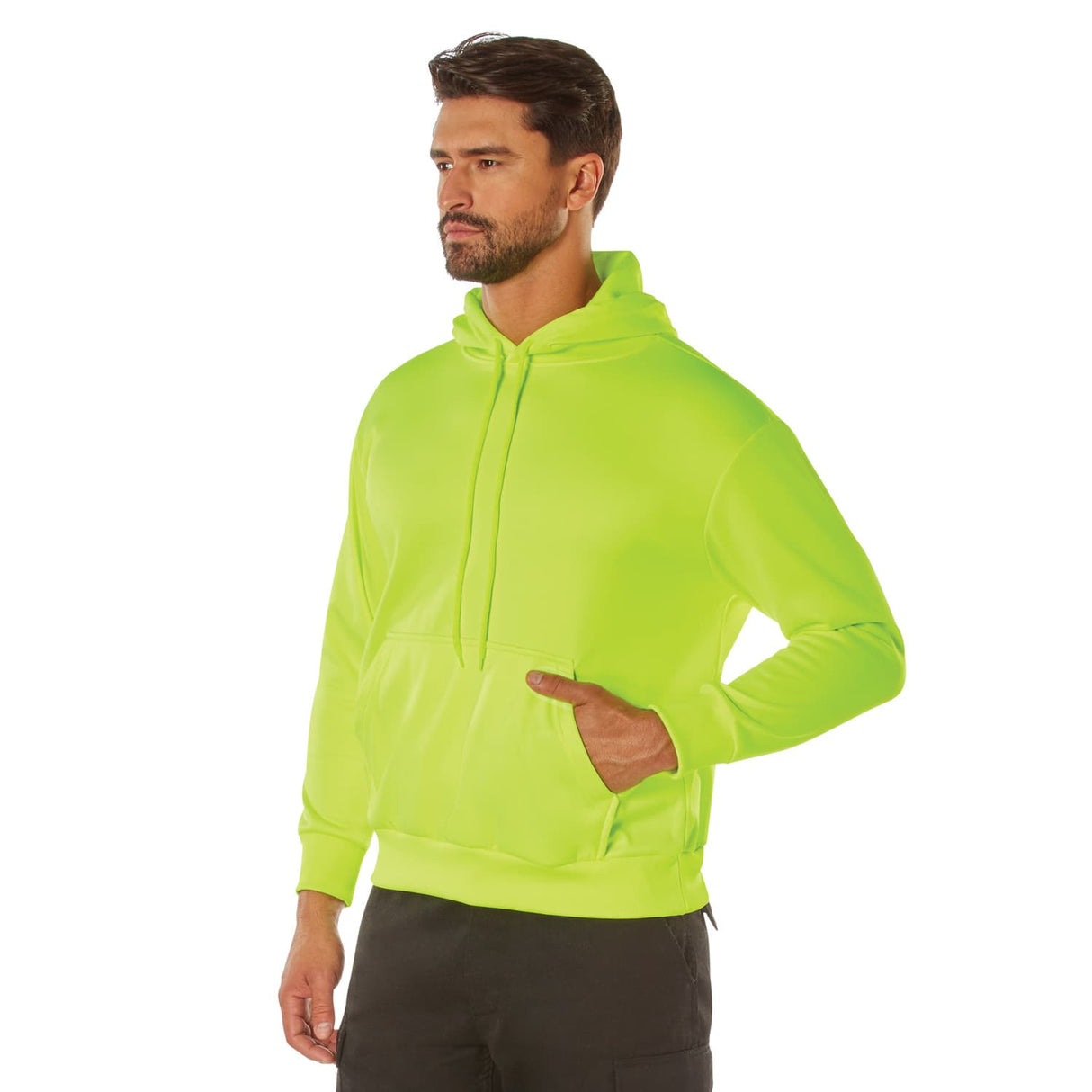 Rothco Hi-Vis Green Men's Performance Pullover Hoodie