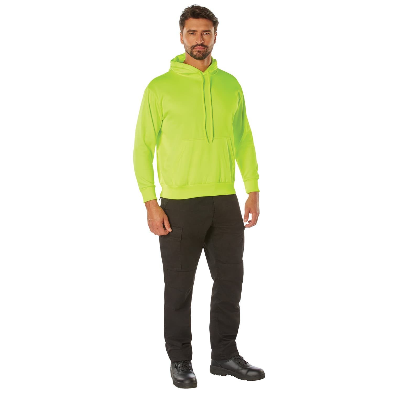 Rothco Hi-Vis Green Men's Performance Pullover Hoodie