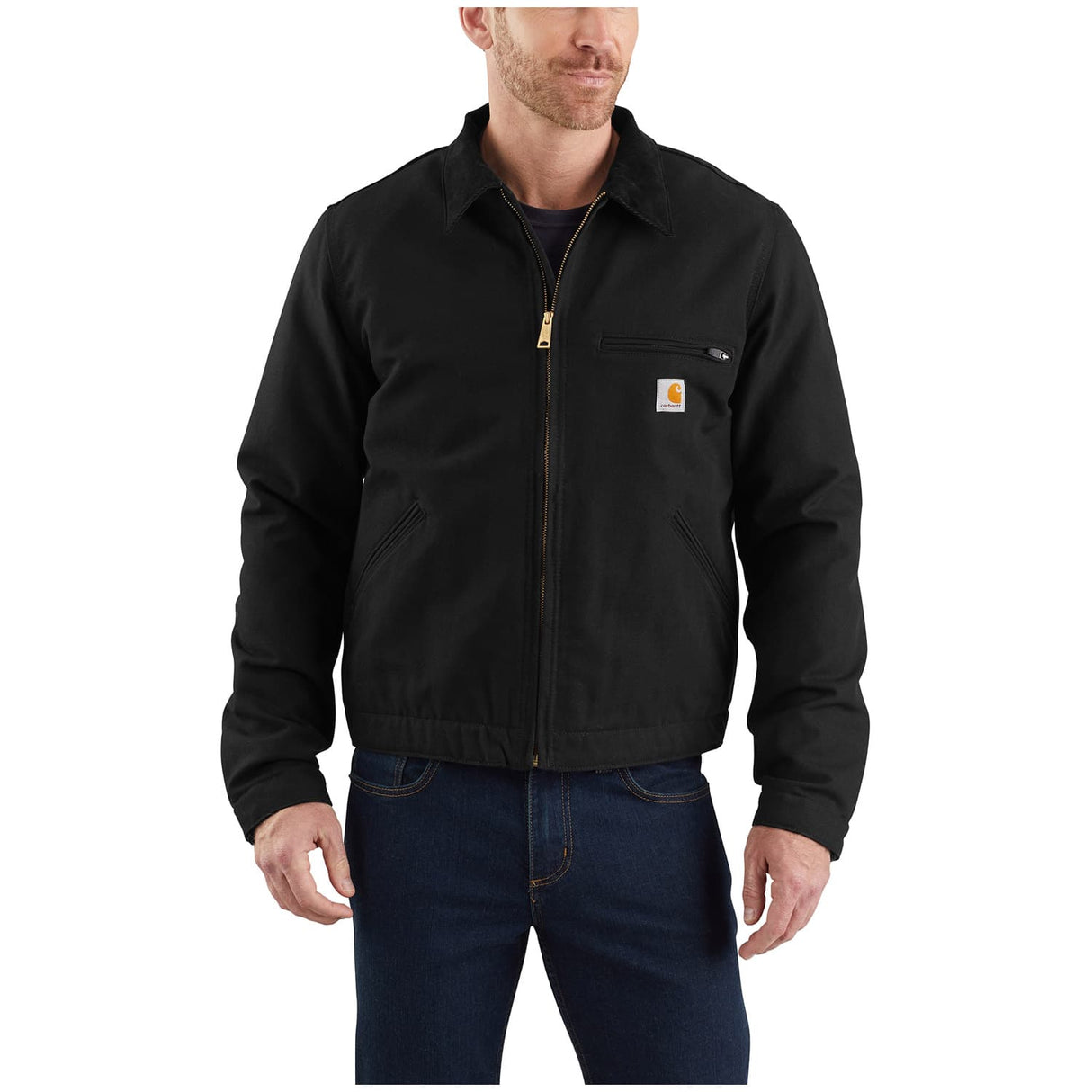 Carhartt Relaxed Fit Duck Blanket-Lined Men's Detroit Jacket