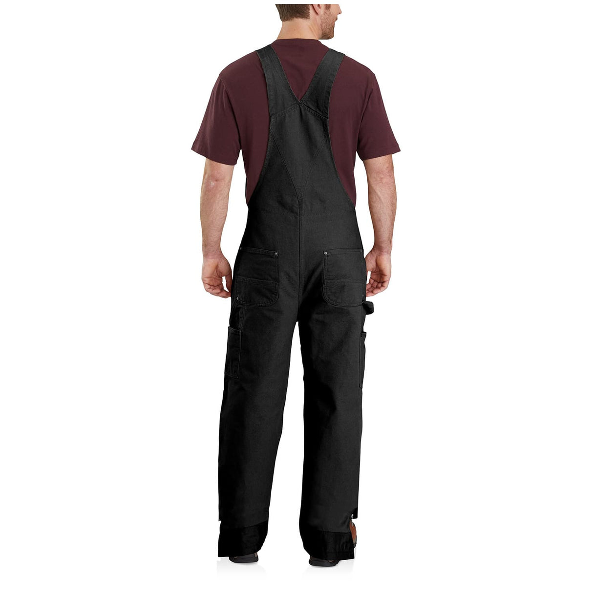 Carhartt Loose Fit Washed Duck Insulated Bib Overall