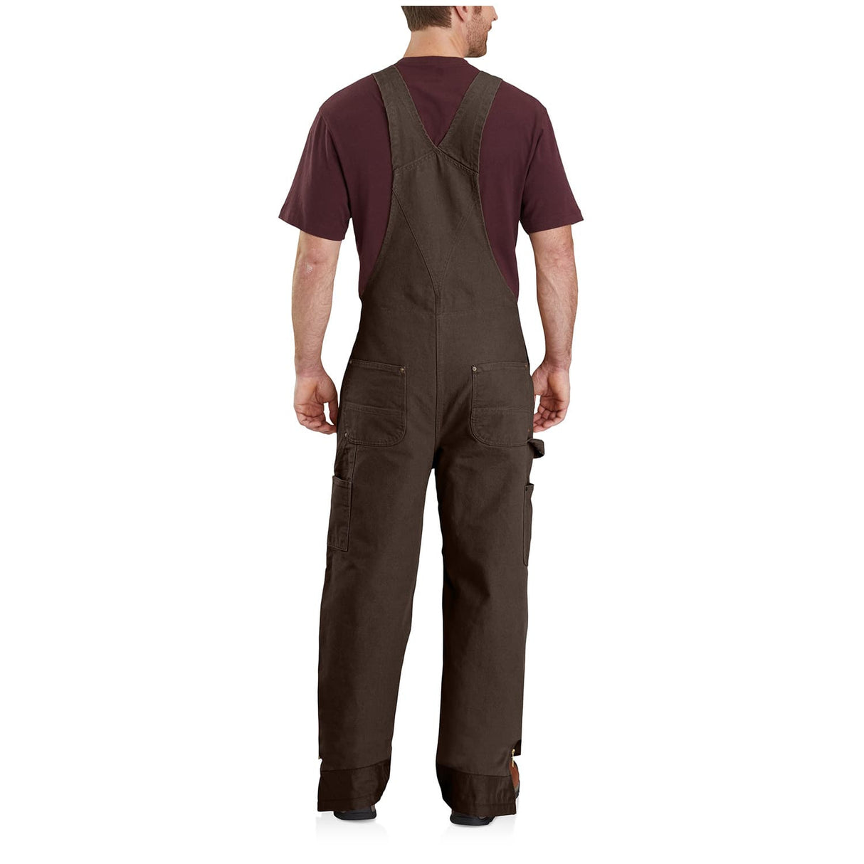 Carhartt Loose Fit Washed Duck Insulated Bib Overall
