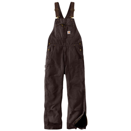 Carhartt Loose Fit Washed Duck Insulated Bib Overall