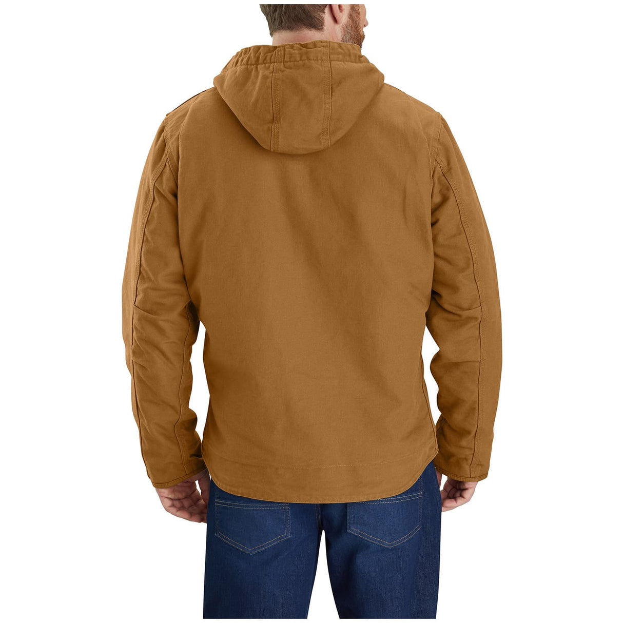 Carhartt Relaxed Fit Washed Duck Sherpa-Lined Men's Jacket