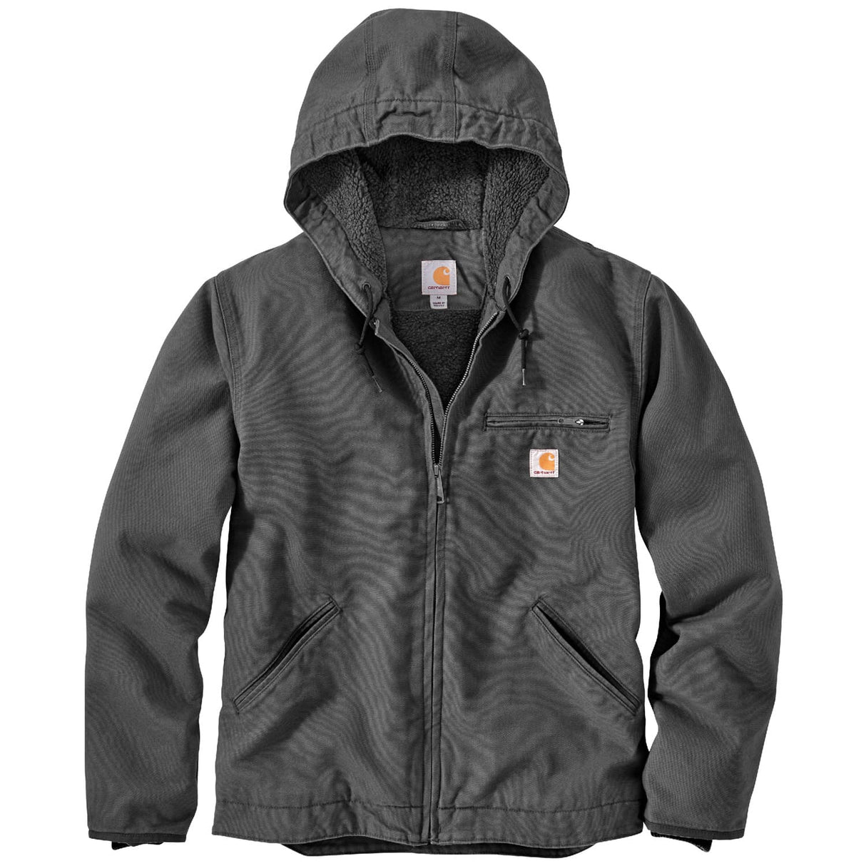 Carhartt Relaxed Fit Washed Duck Sherpa-Lined Men's Jacket