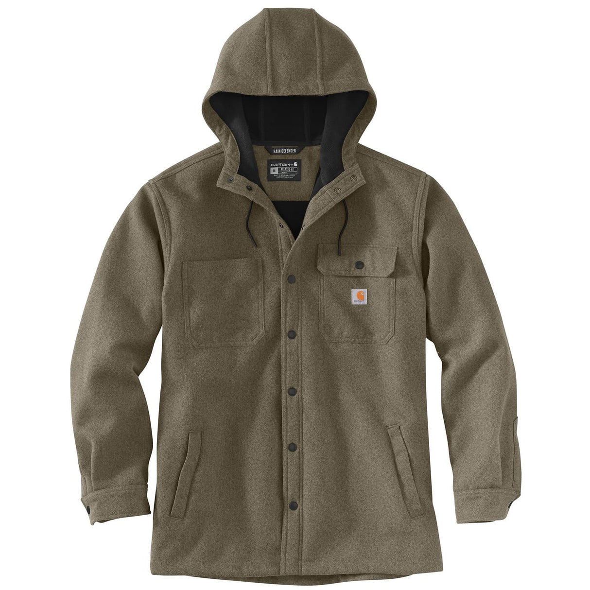 Carhartt Rain Defender Heavyweight Fleece-Lined Men's Hooded Shirt Jac