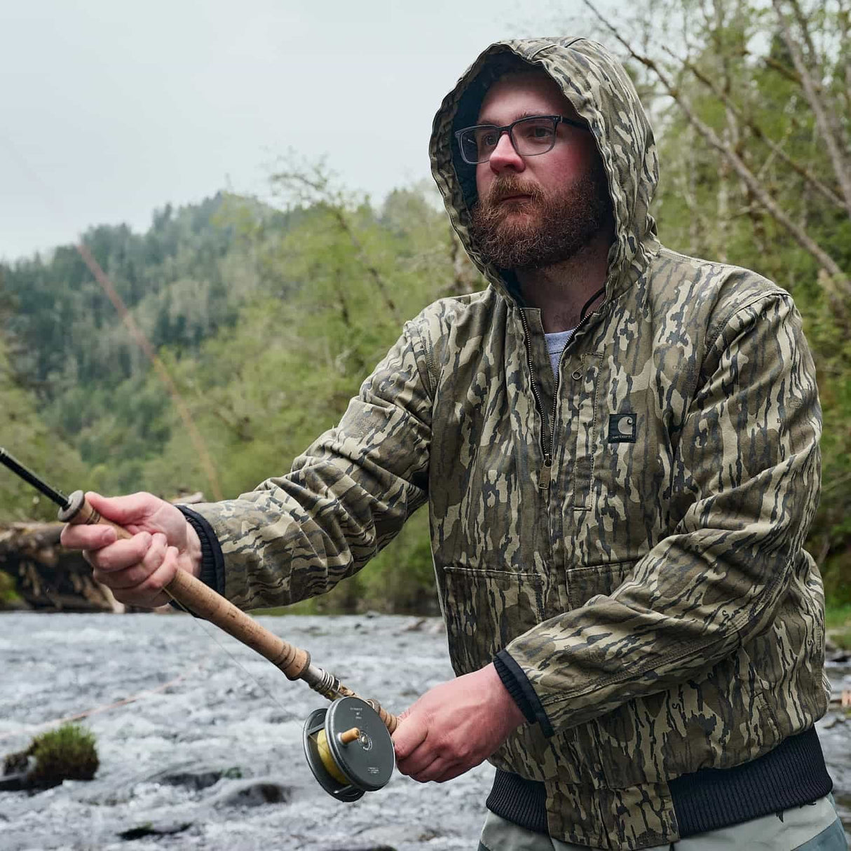 Carhartt Rugged Flex Duck Loose Fit Men's Insulated Camo Active Jac