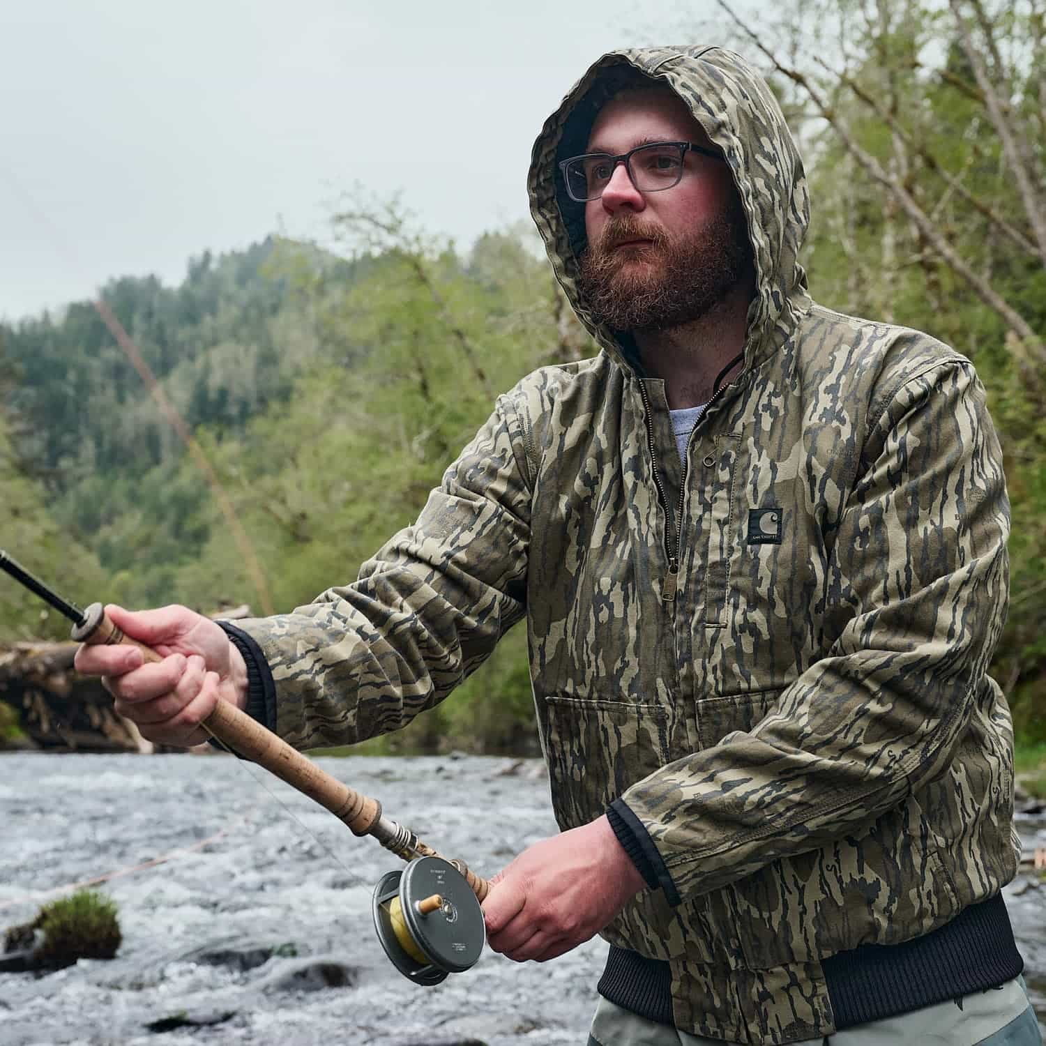 Carhartt Rugged Flex Duck Loose Fit Men's Insulated Camo Active Jac