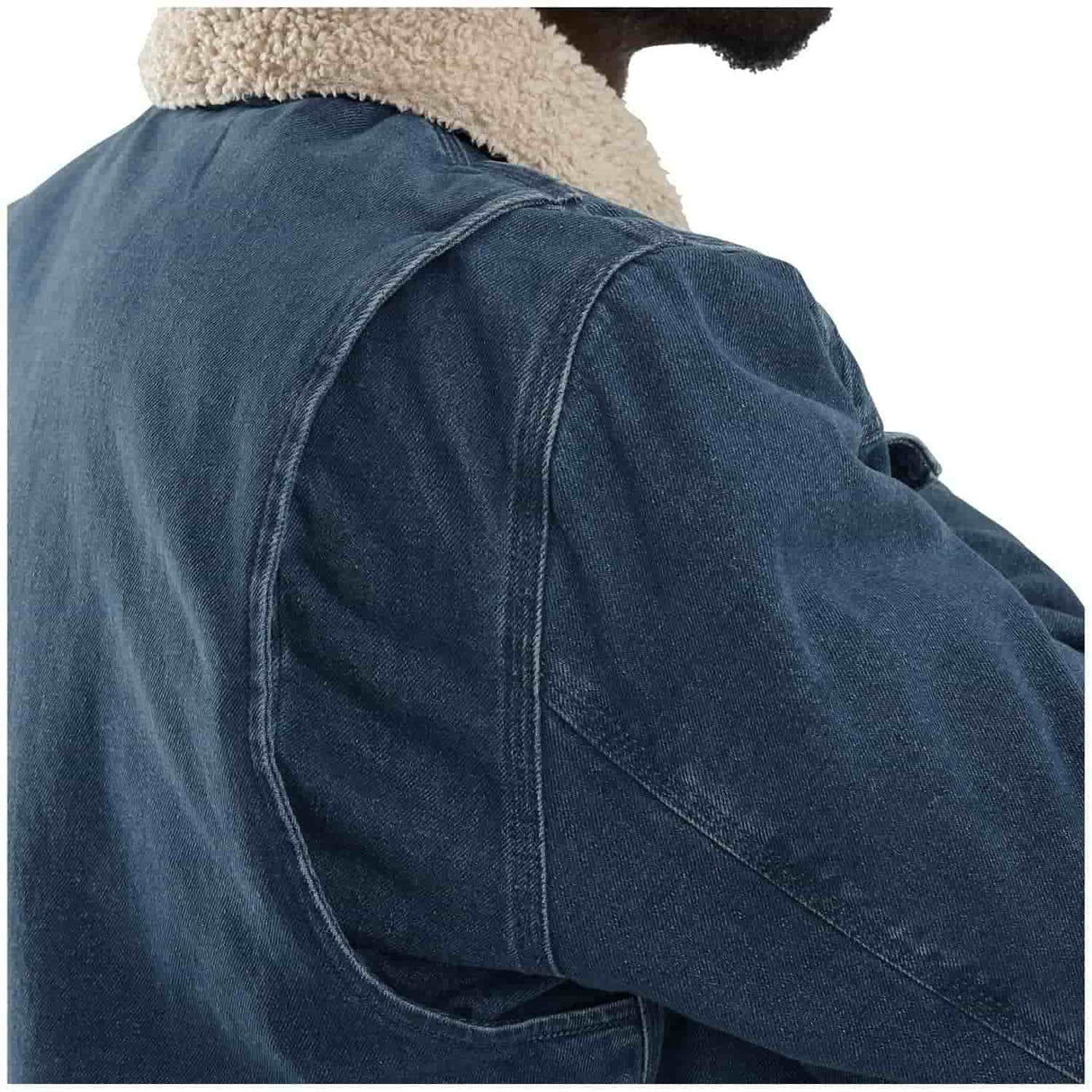 Carhartt Relaxed Fit Denim Sherpa-Lined Men's Jacket
