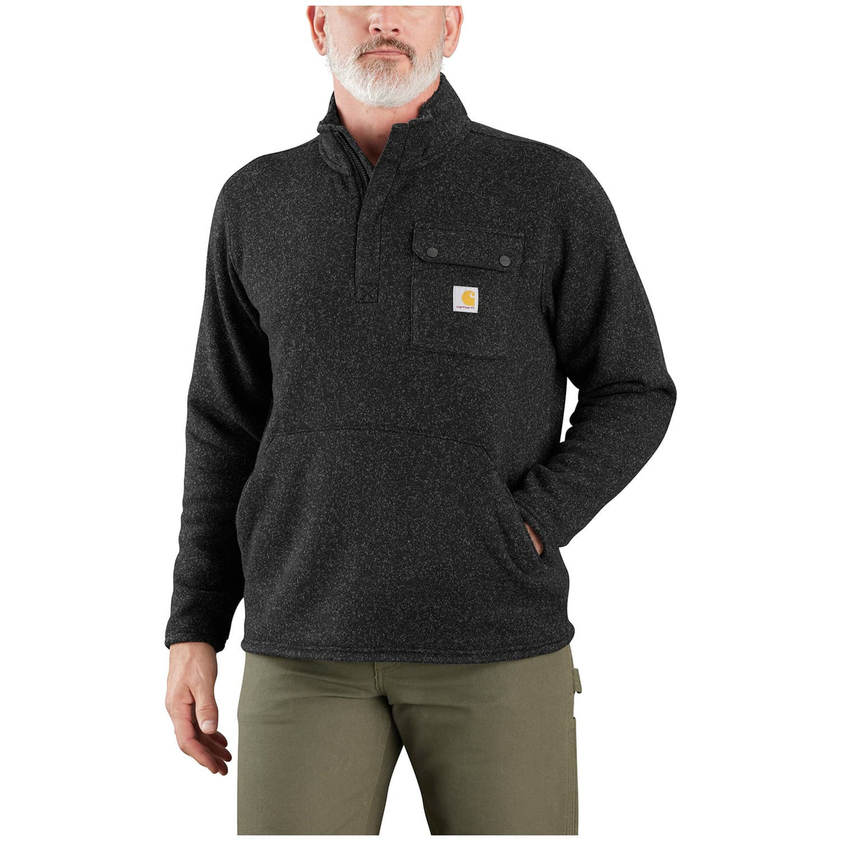 Carhartt Relaxed Fit Midweight Quarter-Zip Pocket Men's Sweater Fleece
