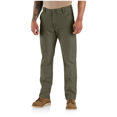 Carhartt Relaxed Straight Rugged Flex Dyed Duck Double-Front Men's Dungaree Pant