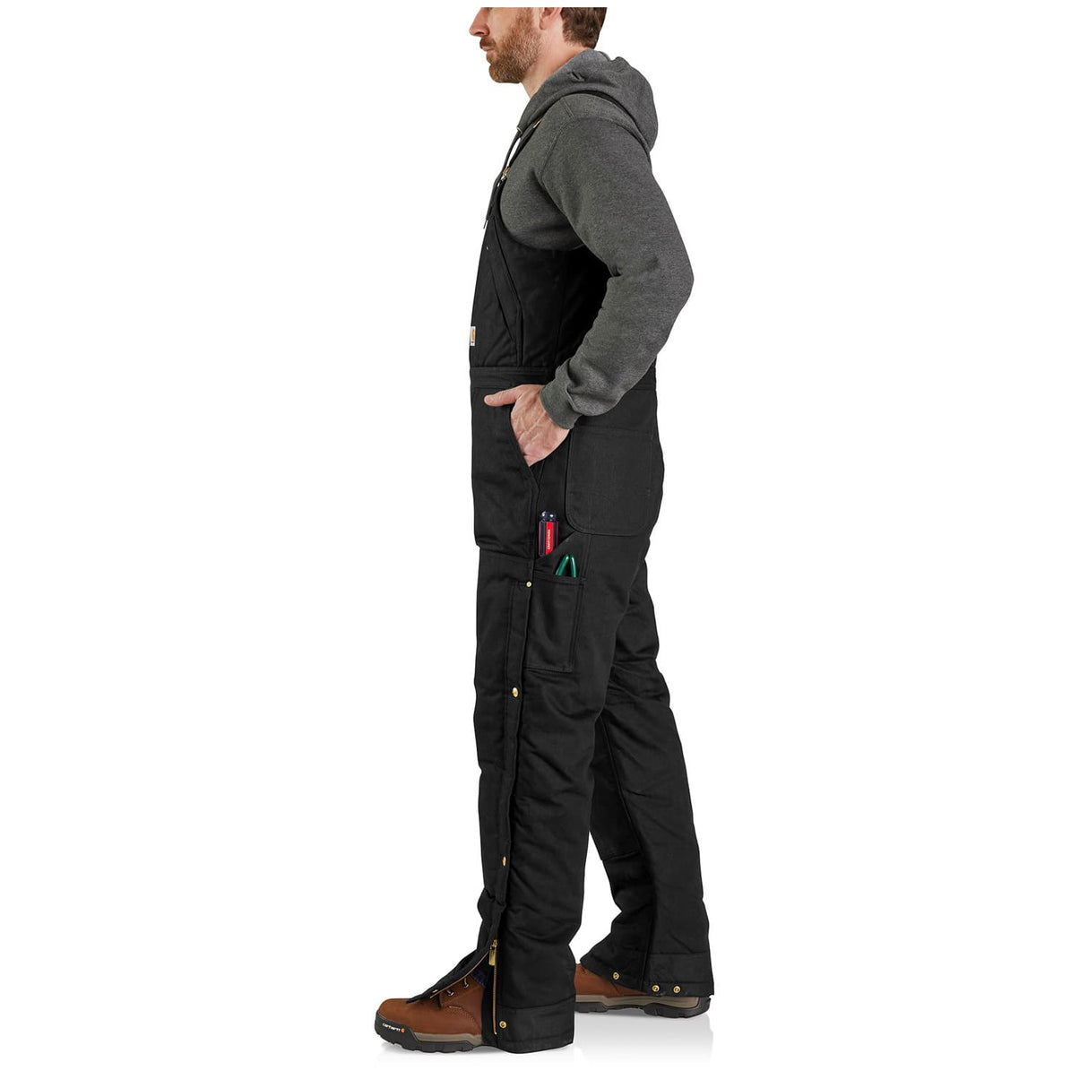 Carhartt Loose Fit Firm Duck Insulated Men's Biberall