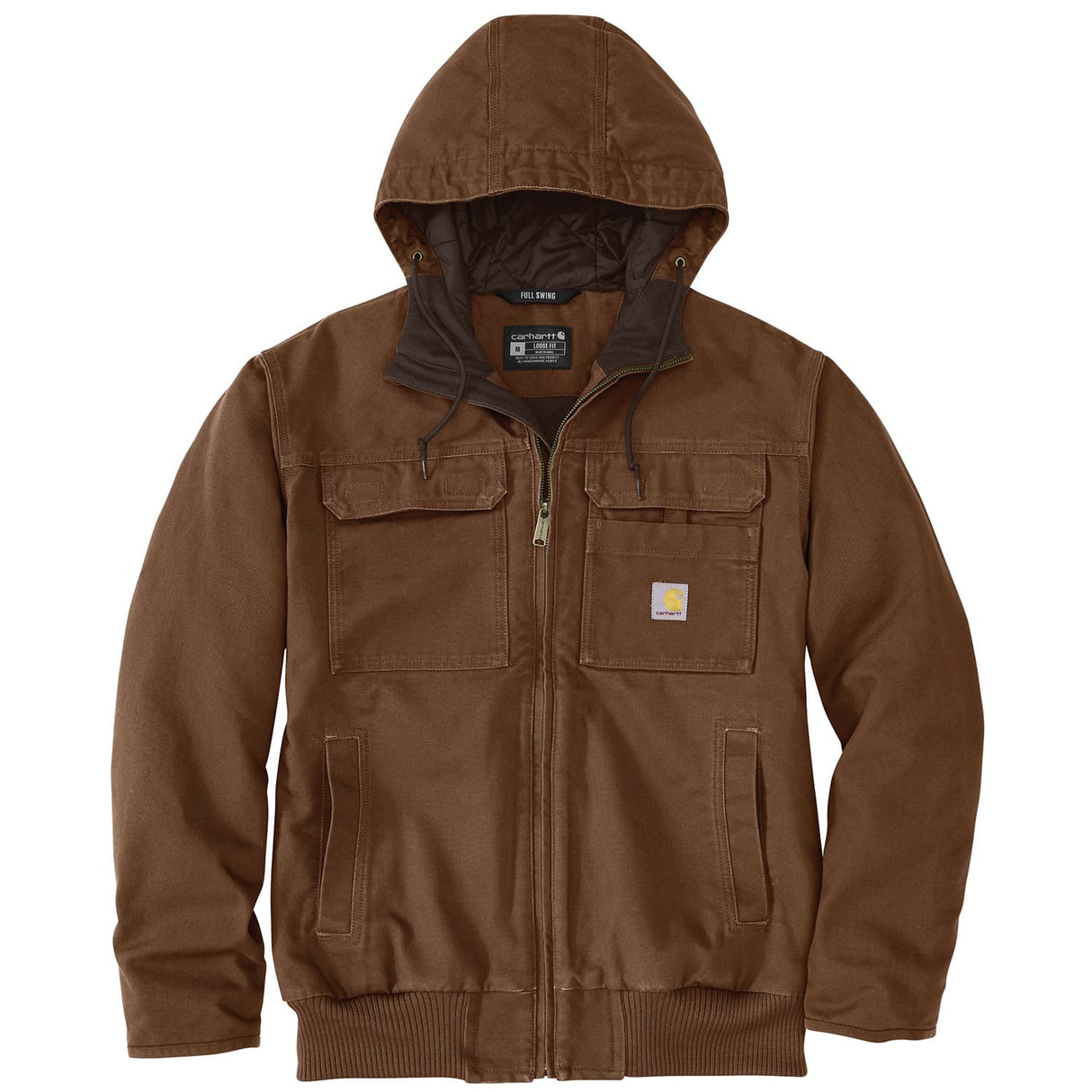 Carhartt Full Swing Loose Fit Washed Duck Men's Insulated Active Jac