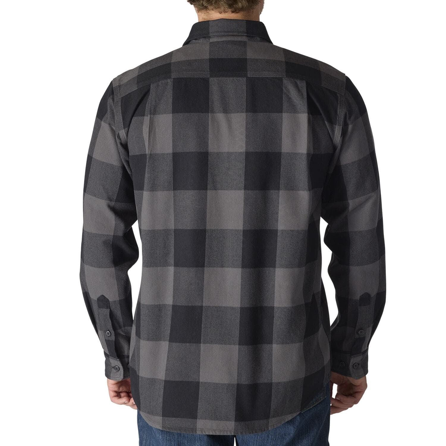 Carhartt Loose Fit Heavyweight Flannel Long-Sleeve Plaid Shirt