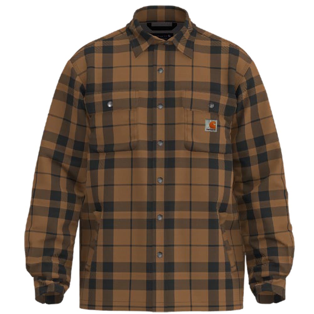 Carhartt Relaxed Fit Flannel Sherpa-Lined Shirt Jac