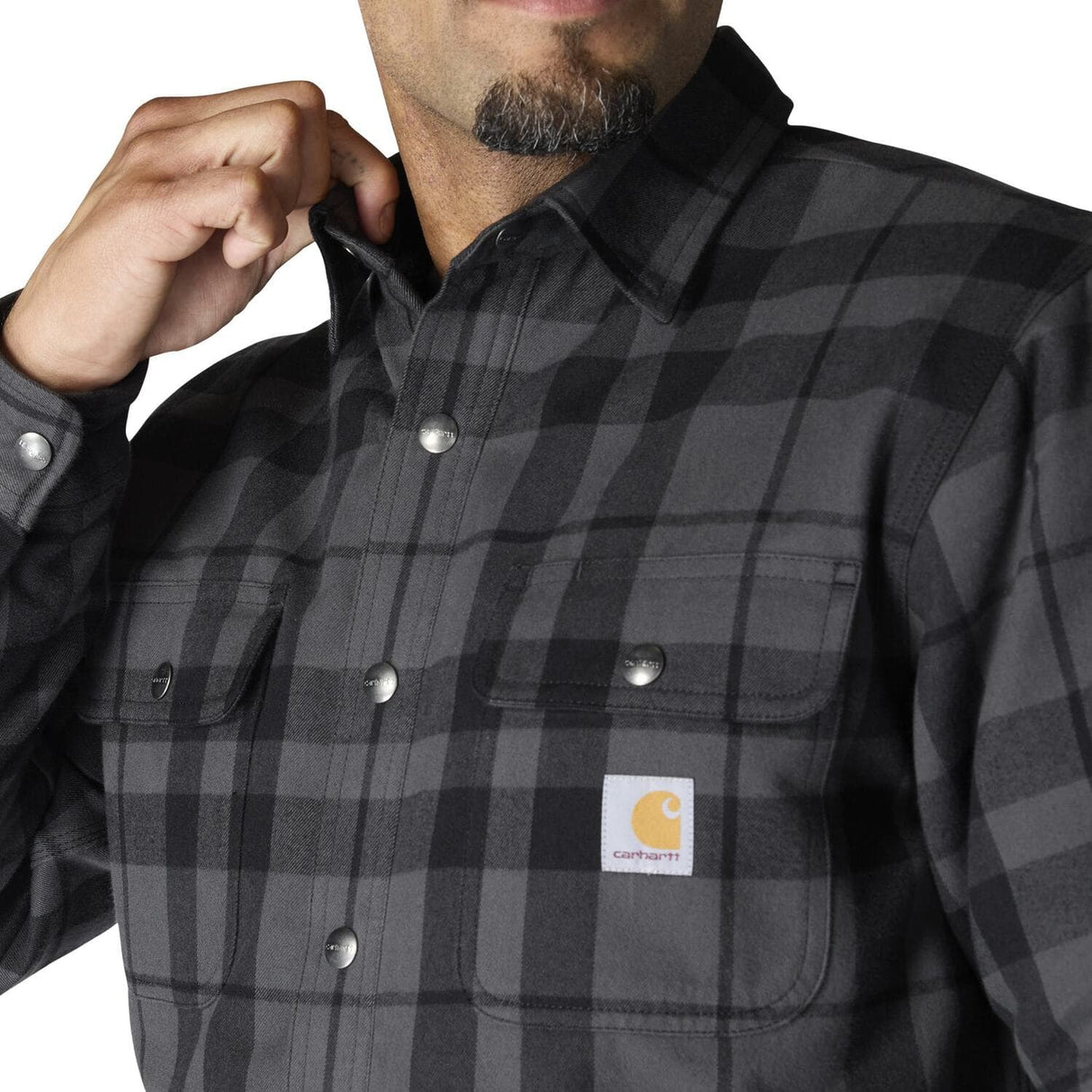 Carhartt Relaxed Fit Flannel Sherpa-Lined Shirt Jac
