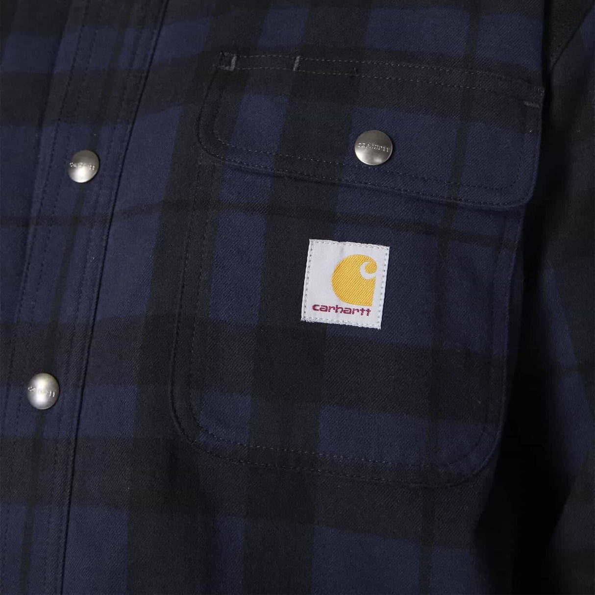 Carhartt Relaxed Fit Flannel Sherpa-Lined Shirt Jac