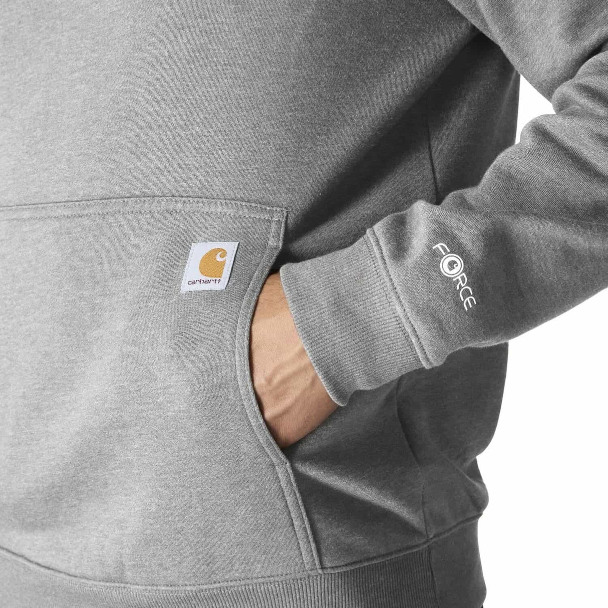 Carhartt Force Relaxed Fit Lightweight Logo Graphic Hooded Sweatshirt