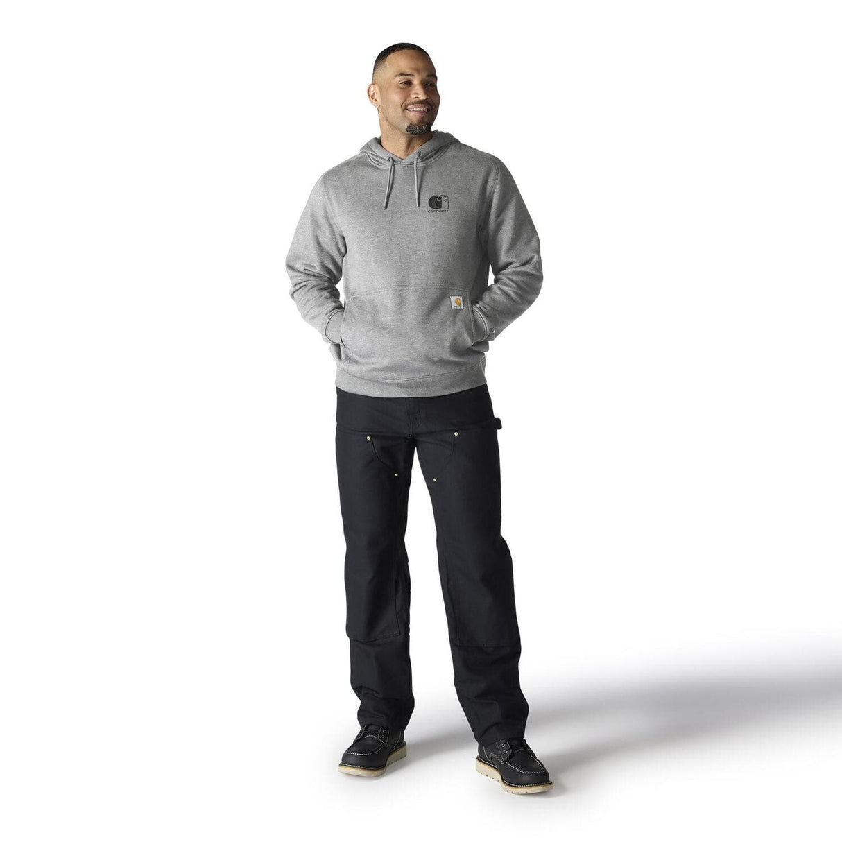 Carhartt Force Relaxed Fit Lightweight Logo Graphic Hooded Sweatshirt