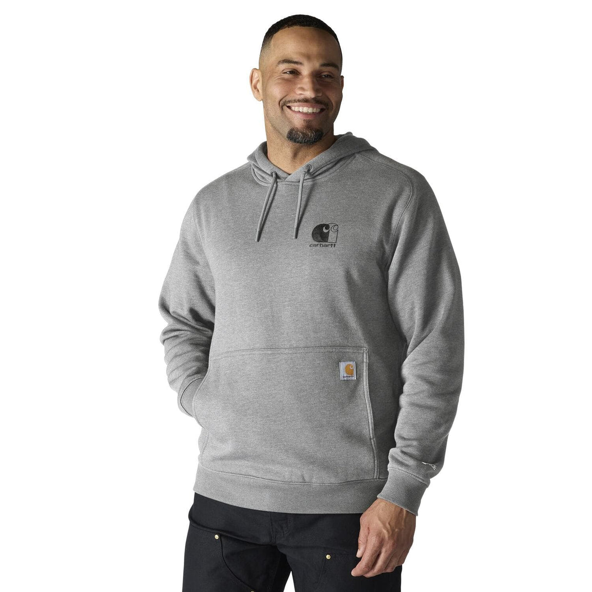 Carhartt Force Relaxed Fit Lightweight Logo Graphic Hooded Sweatshirt