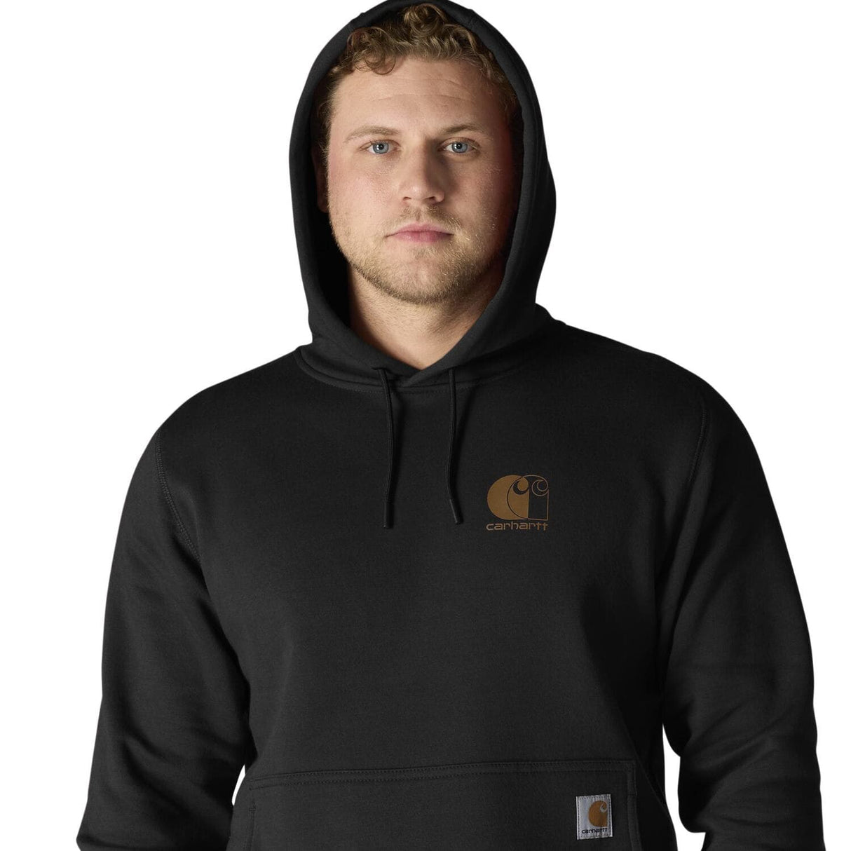 Carhartt Force Relaxed Fit Lightweight Logo Graphic Hooded Sweatshirt