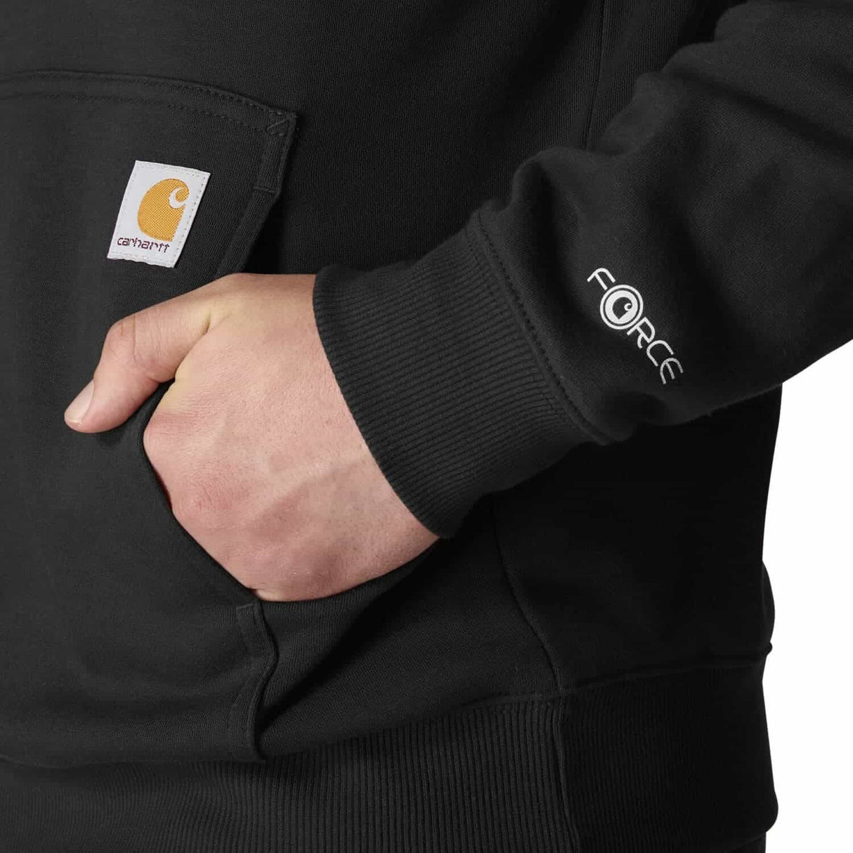 Carhartt Force Relaxed Fit Lightweight Logo Graphic Hooded Sweatshirt