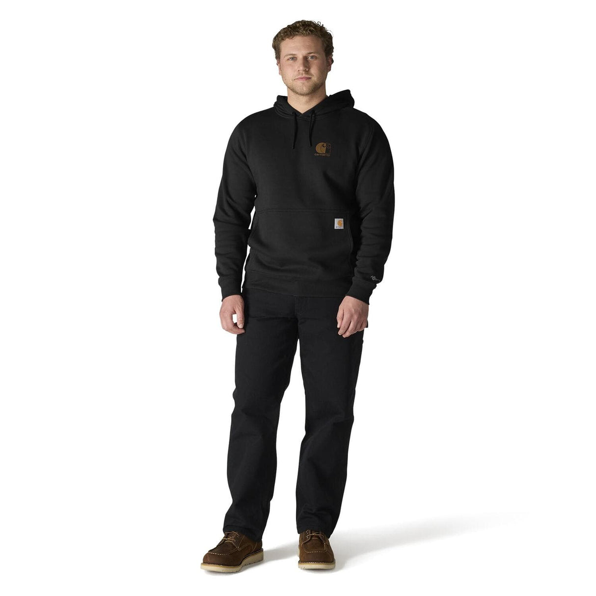 Carhartt Force Relaxed Fit Lightweight Logo Graphic Hooded Sweatshirt
