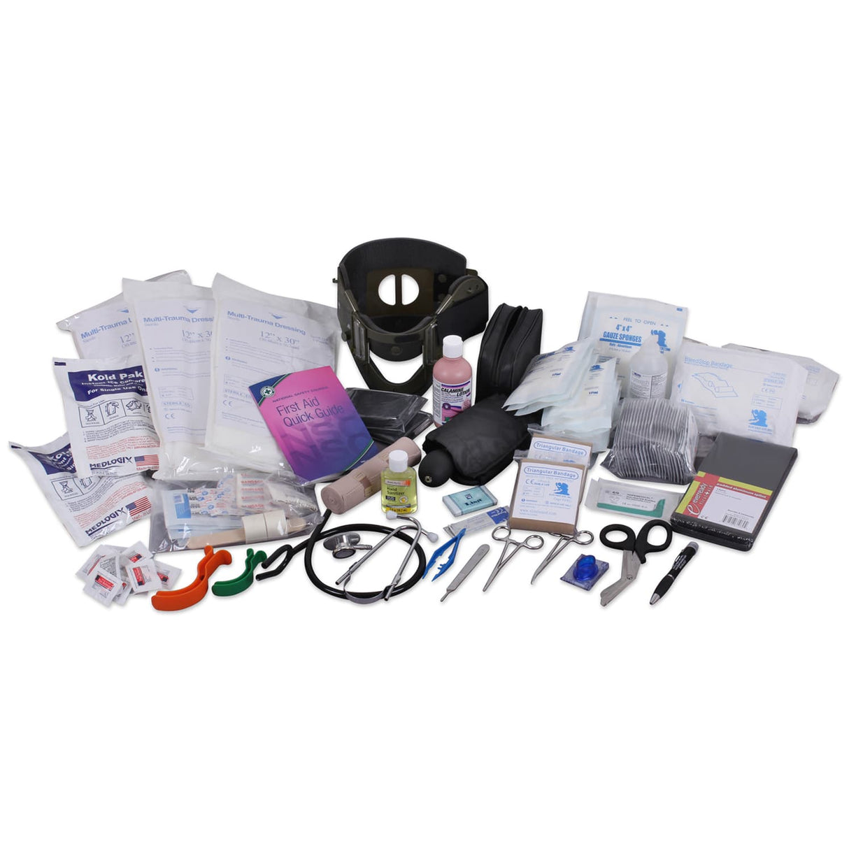 200-Piece Medical Trauma Kit with Emergency Medical Bag