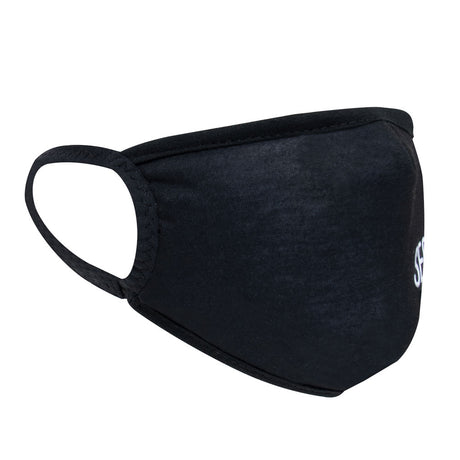 Security 3-Layer Black Polyester Ear Loop Facemask
