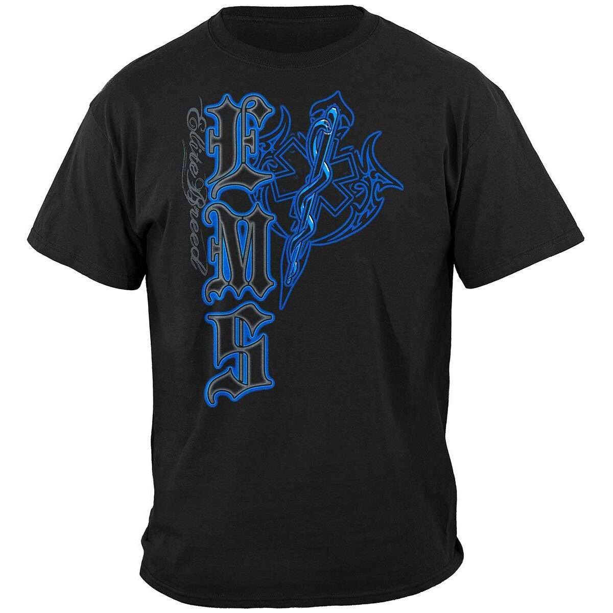 Elite Breed Honor Respect Loyalty EMS T-Shirt - Black