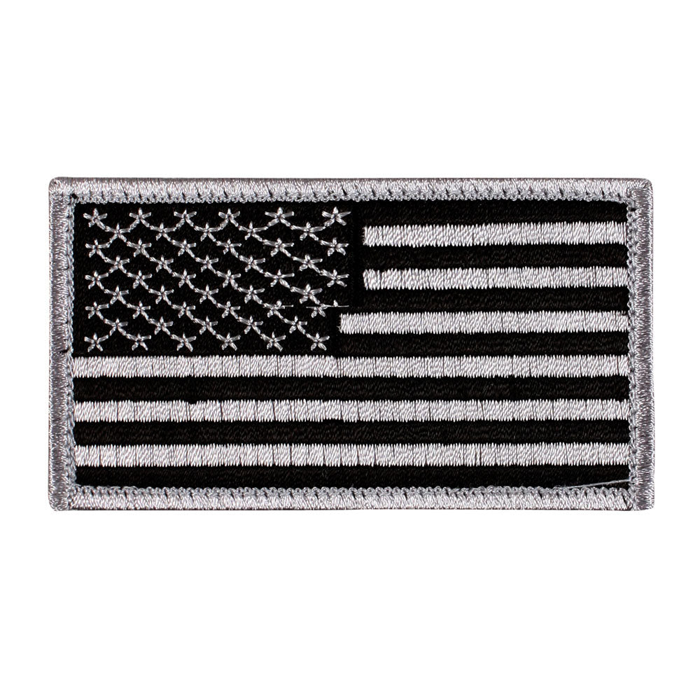 US Flag Patch with Hook Back