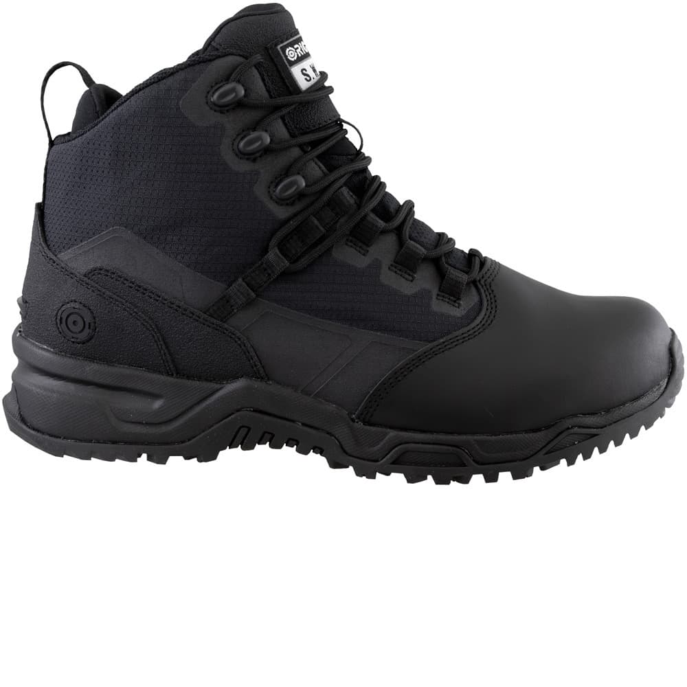 Original S.W.A.T. Alpha Fury 2.0 6-inch Polishable Toe Side-Zip Men's Black Tactical Boot