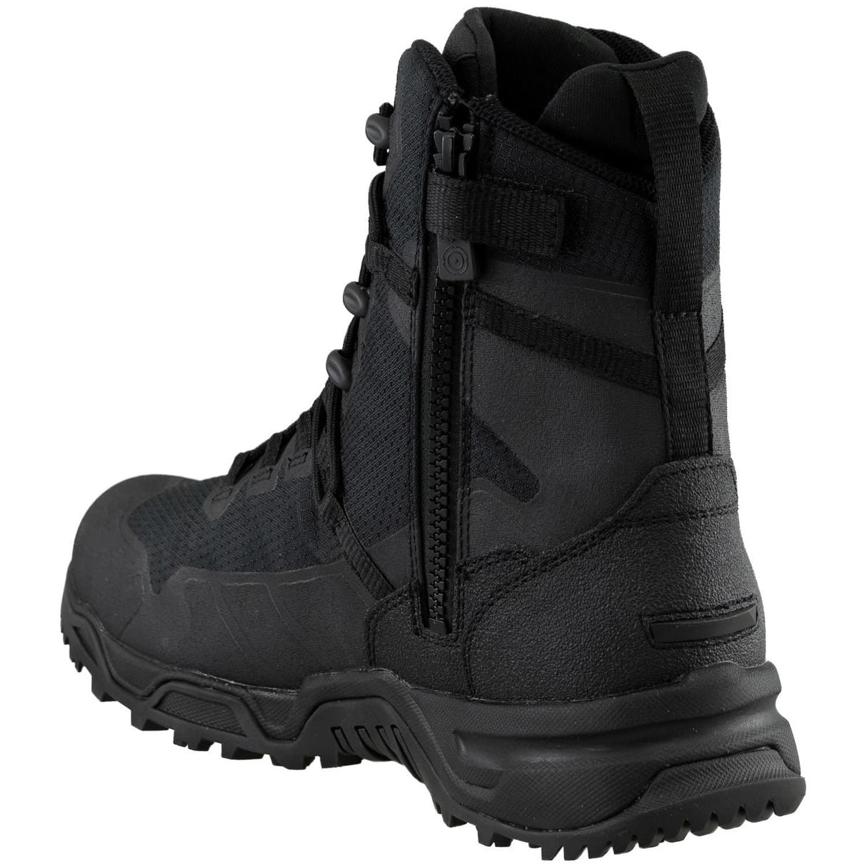 Original S.W.A.T. Alpha Fury 2.0 8-inch Side-Zip Safety Toe Men's Black Tactical Boot