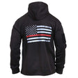 Thin Red Line Flag Concealed Carry Hooded Sweatshirt