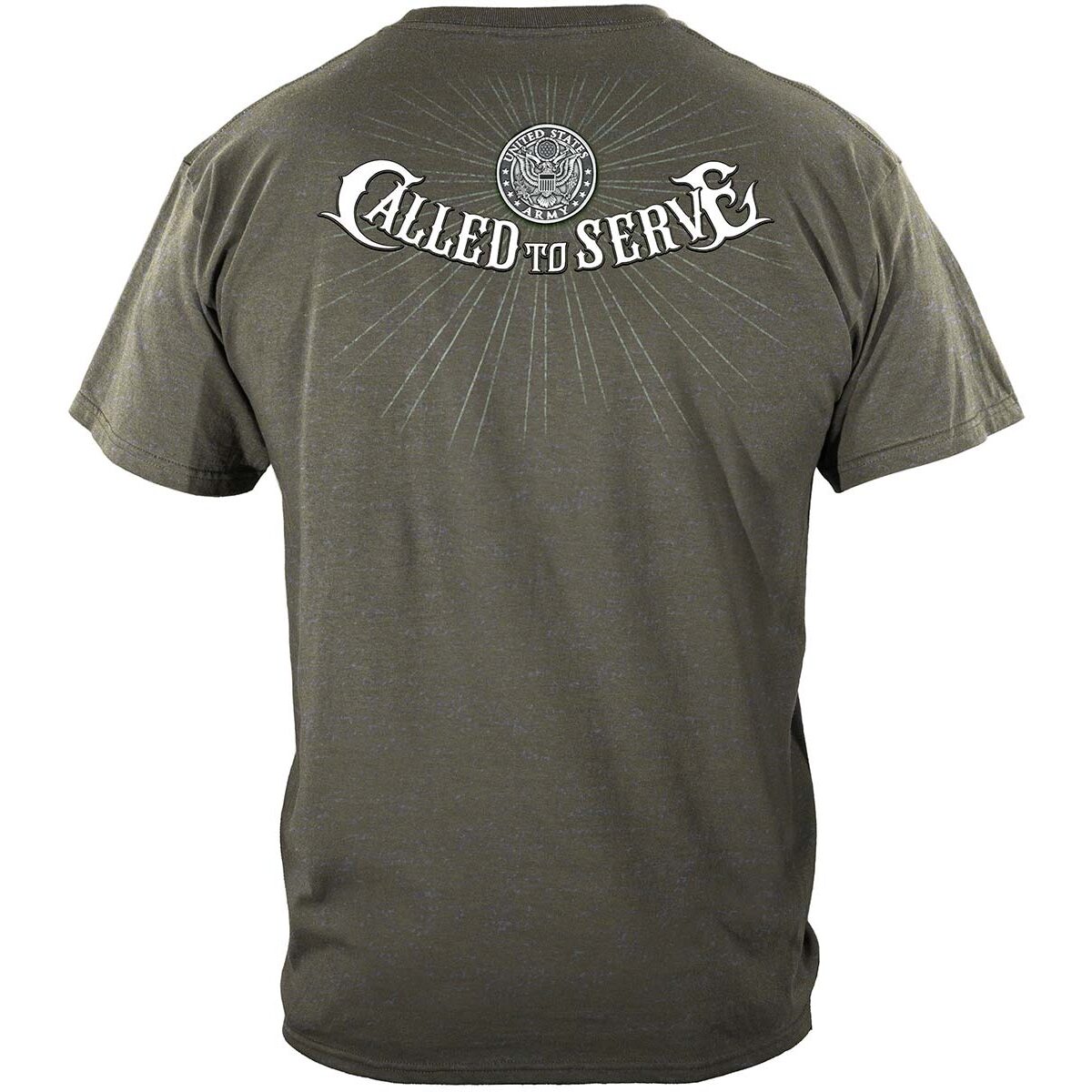 Army Called to Serve T- Shirt - Heather Green