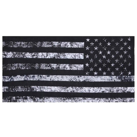 Black and White US Flag Multi-Use Wrap