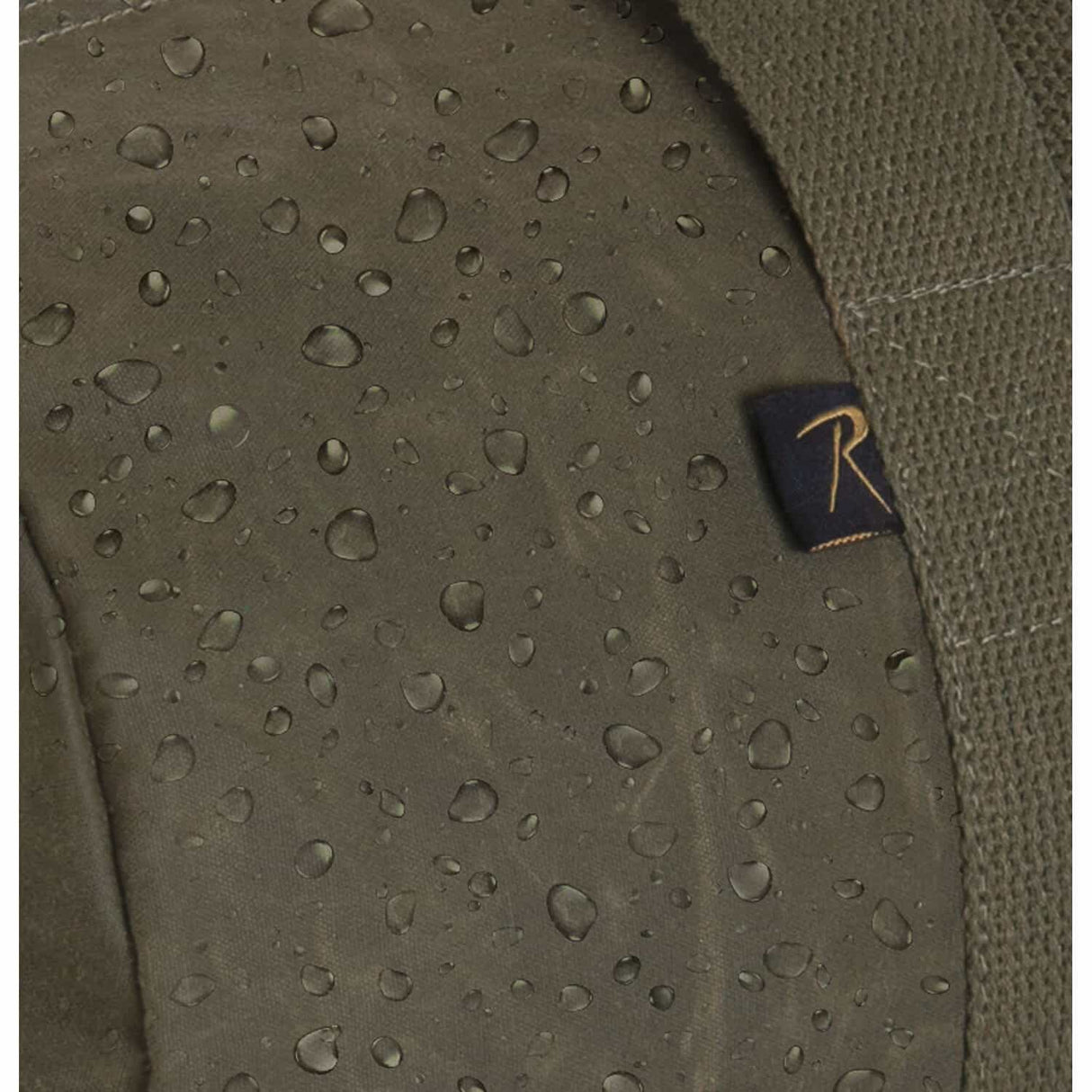 24-Inch Vintage Round Waxed Canvas Duffle Bag