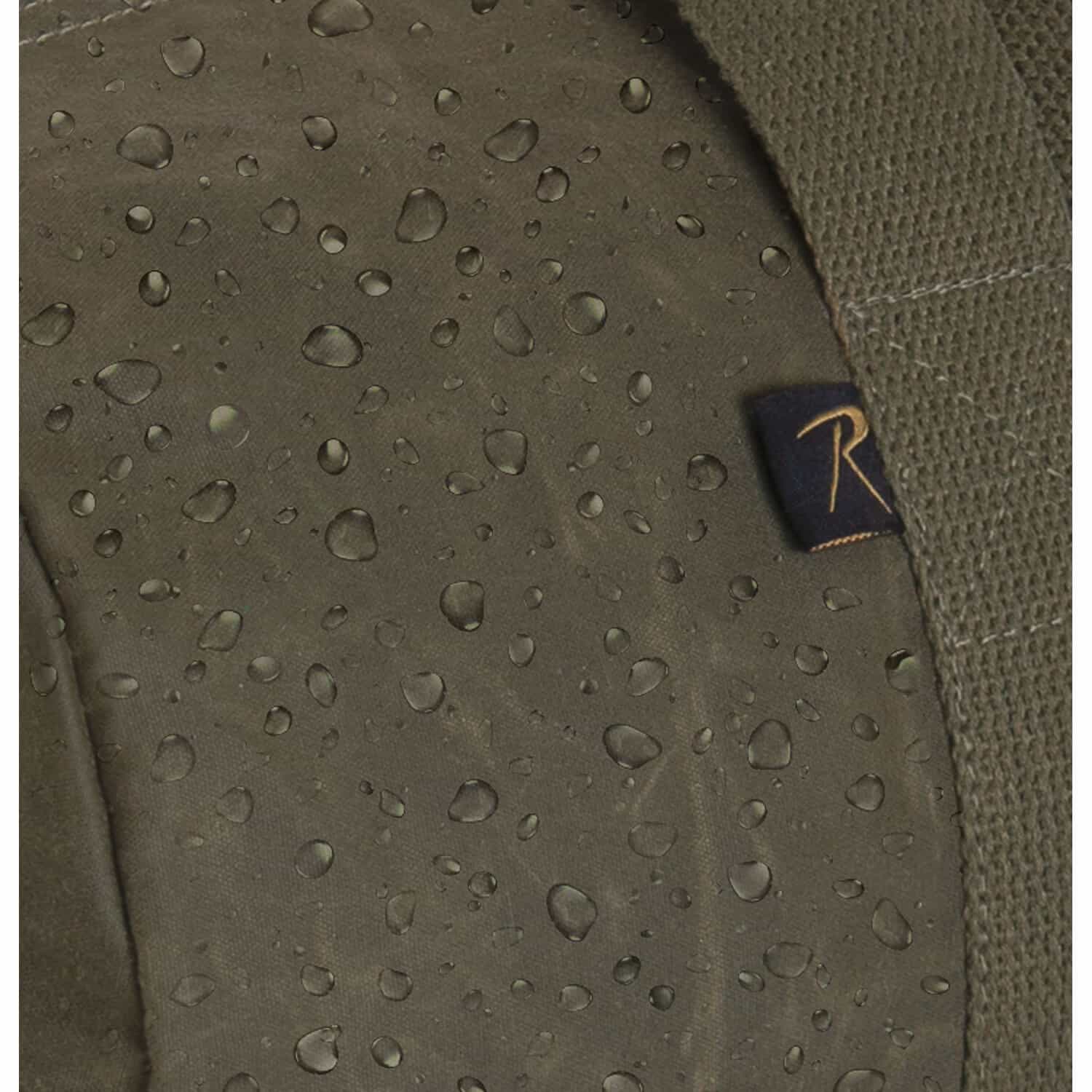 24-Inch Vintage Round Waxed Canvas Duffle Bag