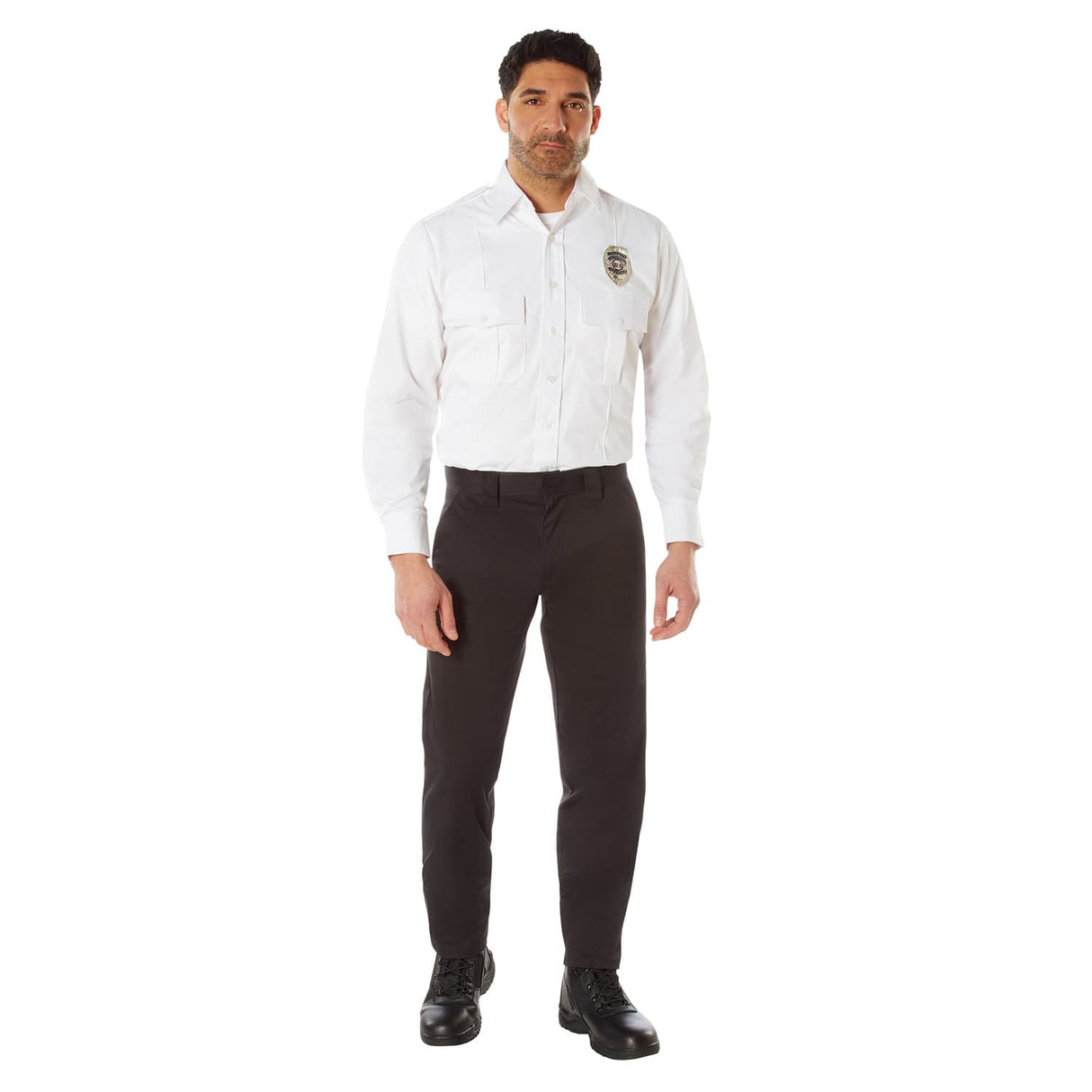 Genuine Police Issue White Long Sleeve Uniform Shirt